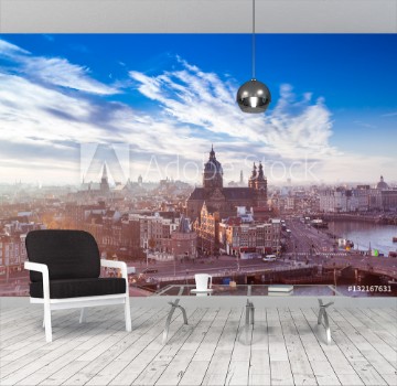 Picture of Amsterdam skyline